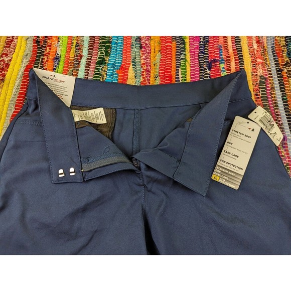 Grand Slam Women 6 Stretch 360 Comfort Waistband Golf Shorts UPF50 Black - Picture 5 of 12